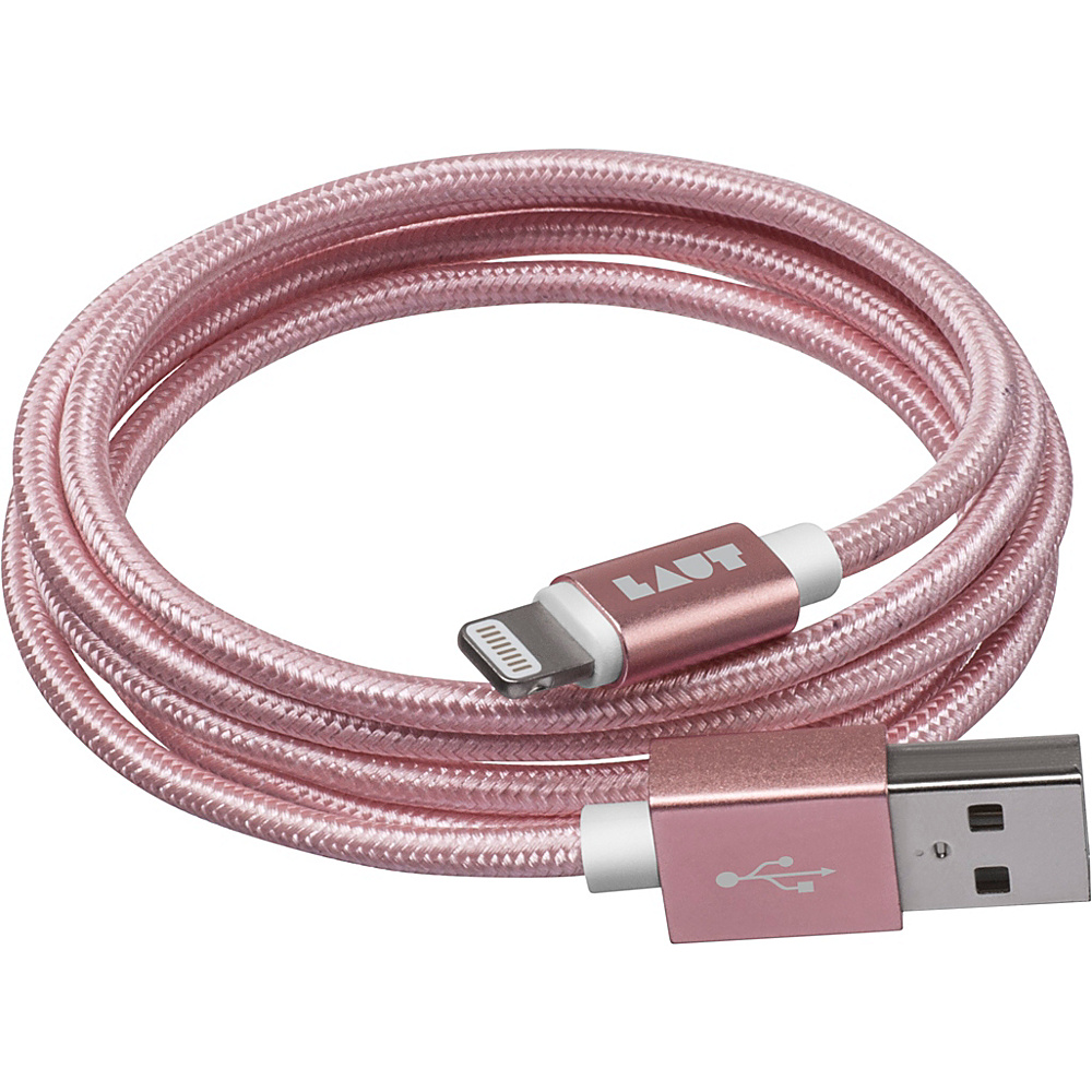 LAUT Link Metallics Lightning Cable for iPhone iPod iPad Series Rose Gold LAUT Electronic Accessories
