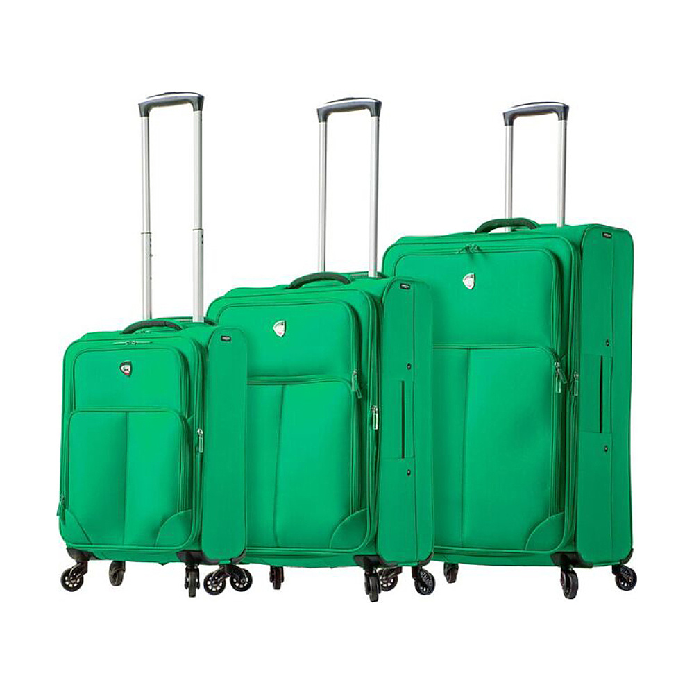 Mia Toro ITALY Leggero Softside Spinner Luggage 3 Piece Set Mint Mia Toro ITALY Luggage Sets
