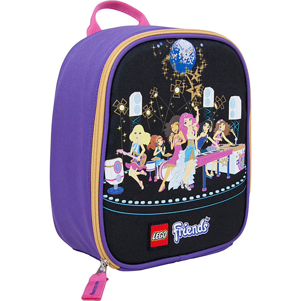 LEGO Friends Popstar Vertical Lunch Purple LEGO Travel Coolers