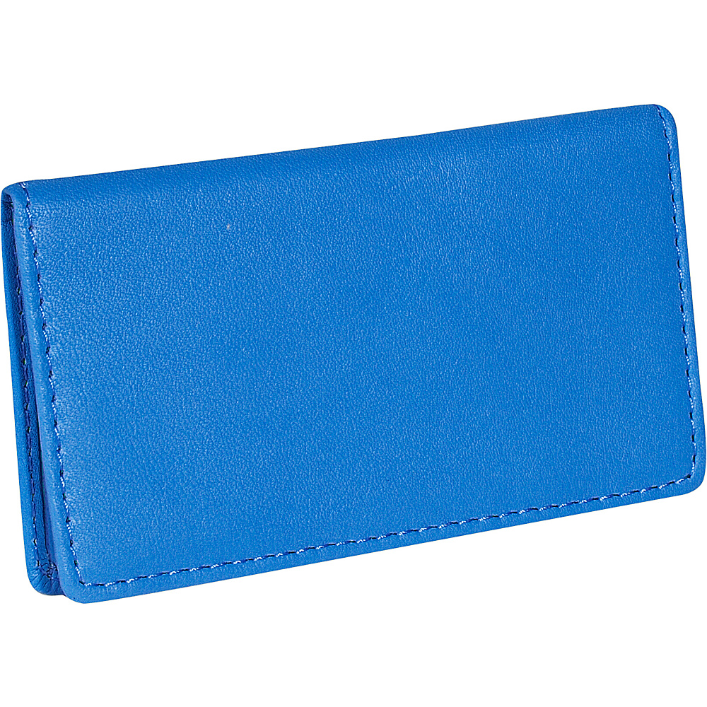 Royce Leather Business Card Case Royce Blue