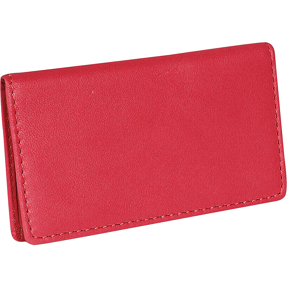 Royce Leather Business Card Case Red