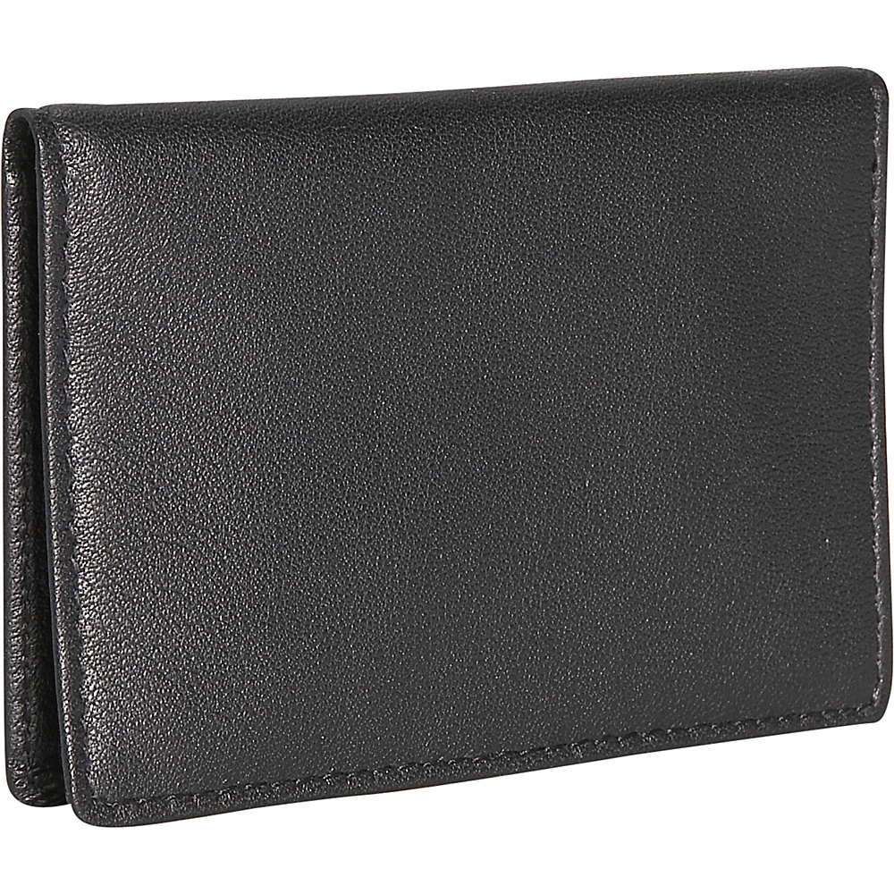 Royce Leather Mini ID Case Black