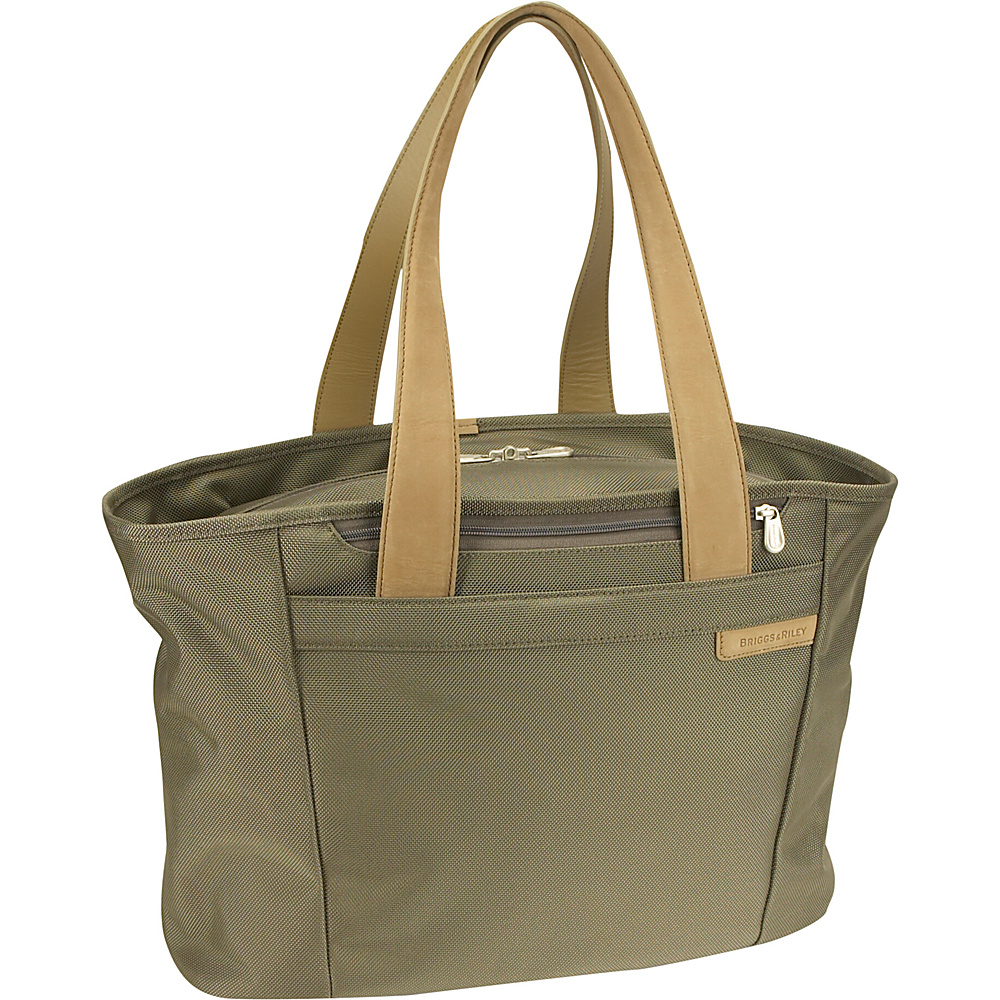 Briggs Riley Baseline Large Shopping Tote Olive
