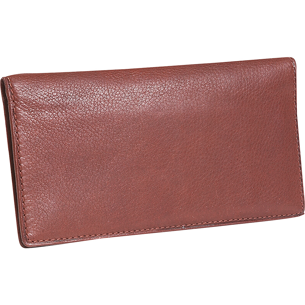 Osgoode Marley Cashmere Delux Checkbook Cover Brandy