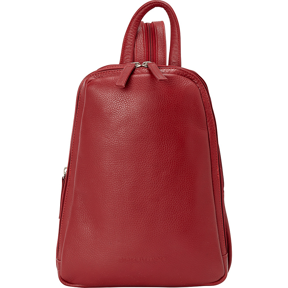 Derek Alexander Small Backpack Sling Red Derek Alexander Leather Handbags
