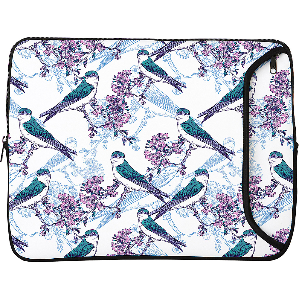 Designer Sleeves 13 Designer Laptop Sleeve Birds Cherry Blossoms Designer Sleeves Electronic Cases