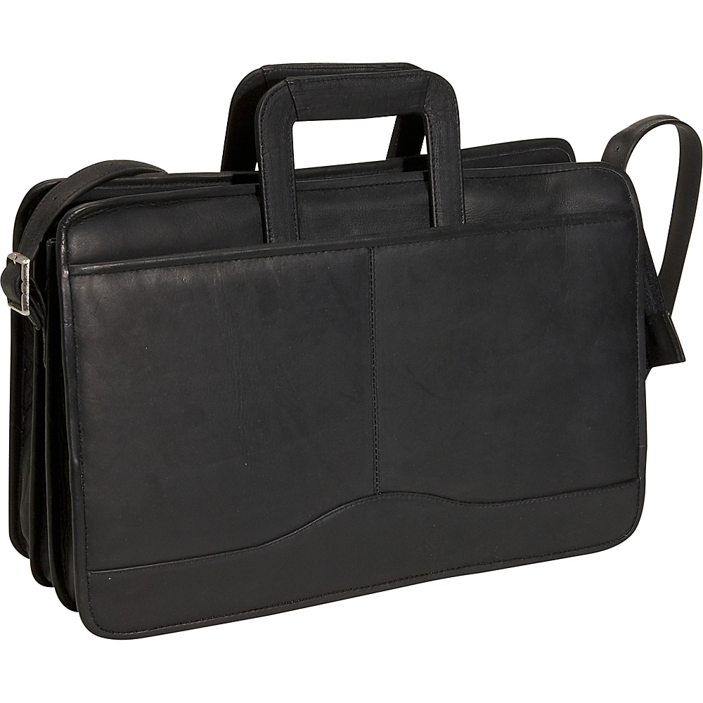 David King Co. Triple Gusset Drop Handle Brief Black David King Co. Non Wheeled Business Cases