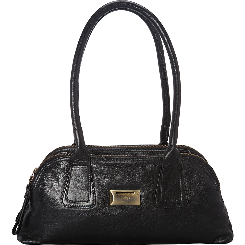 Latico Leathers Louise Shoulder Bag Black Latico Leathers Leather Handbags