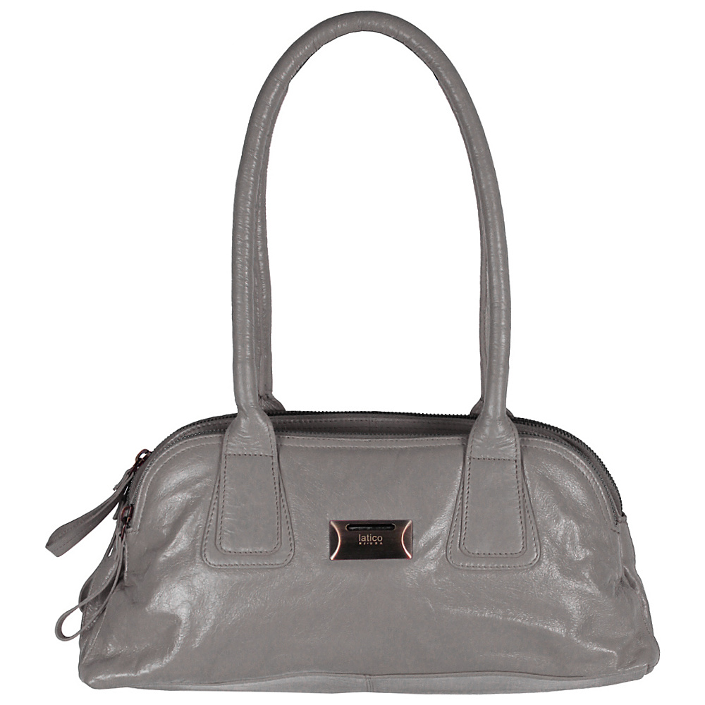 Latico Leathers Louise Shoulder Bag Grey Latico Leathers Leather Handbags