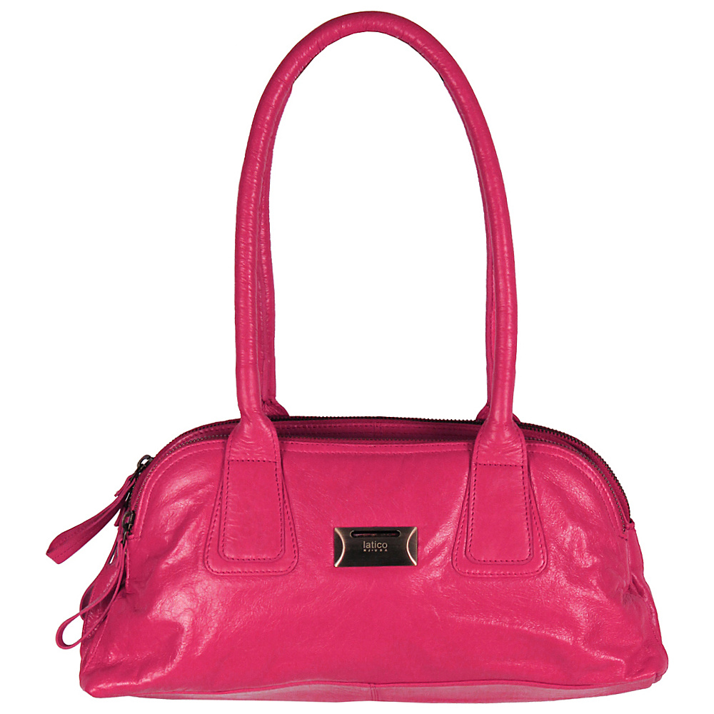 Latico Leathers Louise Shoulder Bag Fuchsia Latico Leathers Leather Handbags