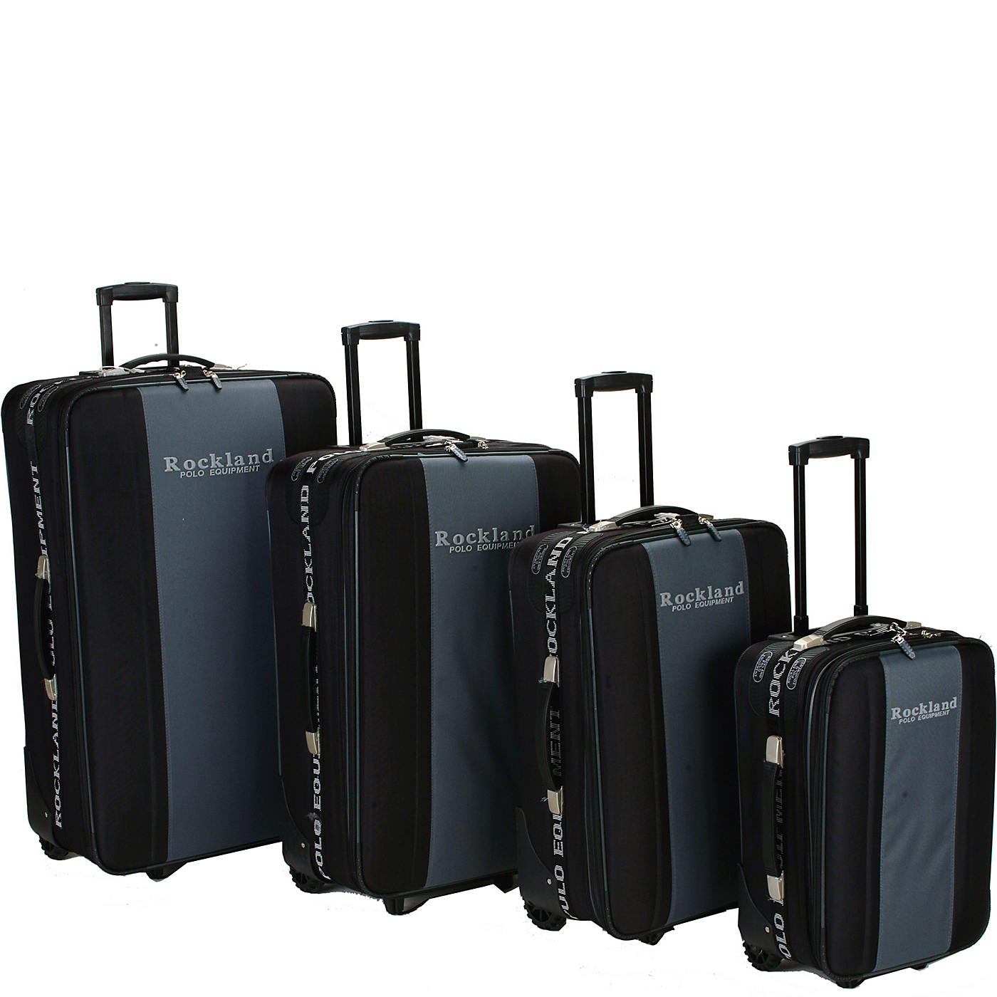 Rockland Luggage Polo Equipment 4 Piece Luggage Set (Limited Time 