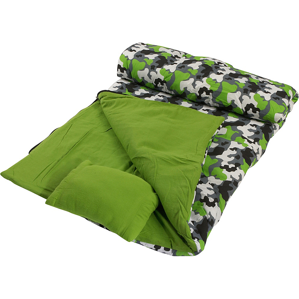 Wildkin Camouflage Sleeping Bag Camouflage