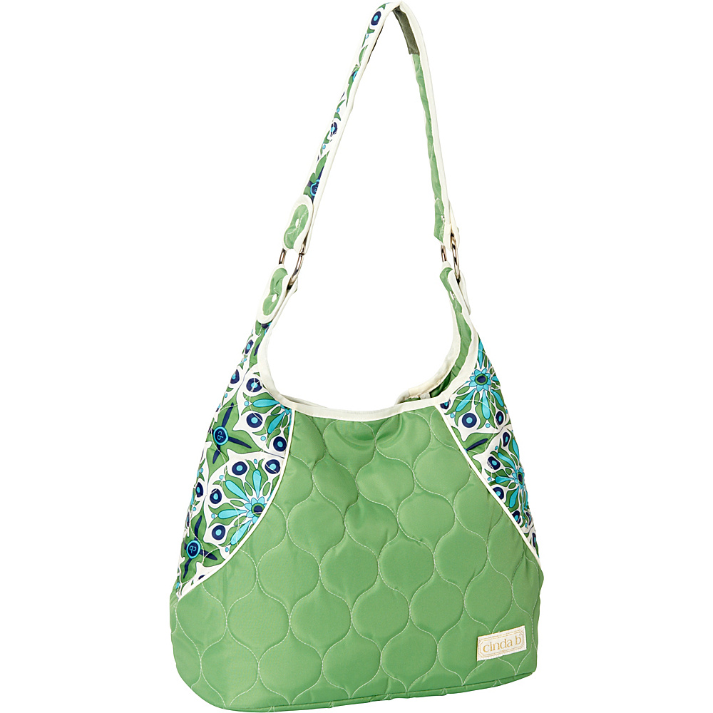 cinda b Mini Hobo Verde Bonita cinda b Fabric Handbags
