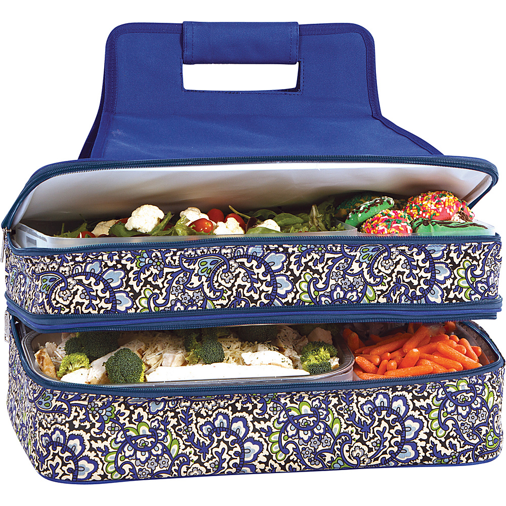Picnic Plus Entertainer Hot Cold Food Carrier English Paisley Picnic Plus Travel Coolers