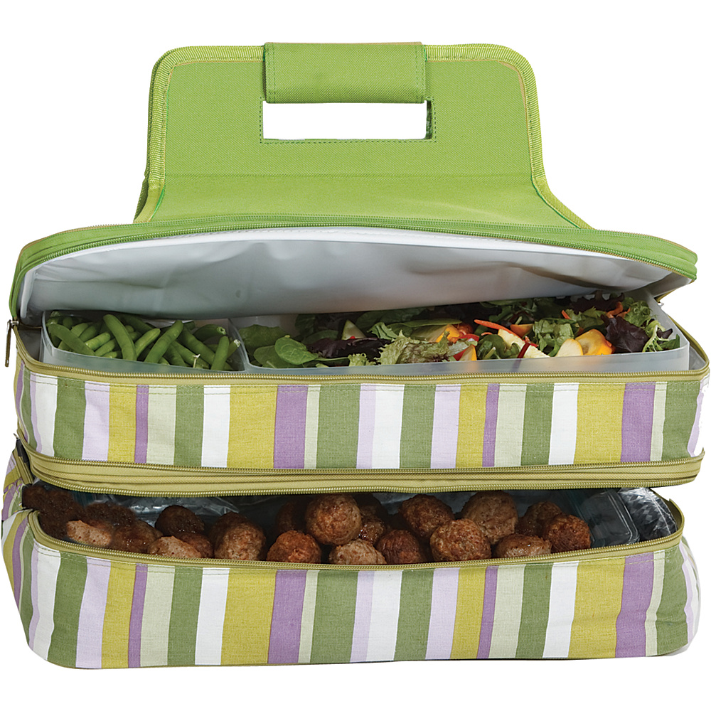 Picnic Plus Entertainer Hot Cold Food Carrier Lime Rickey Picnic Plus Travel Coolers