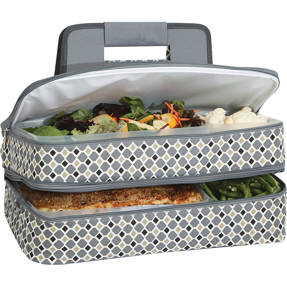 Picnic Plus Entertainer Hot Cold Food Carrier Mosaic Picnic Plus Travel Coolers