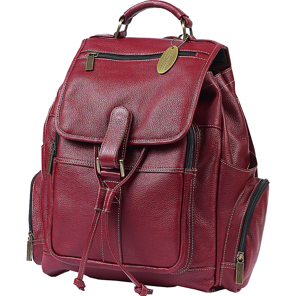 ClaireChase Uptown Bak Pack Red ClaireChase Everyday Backpacks
