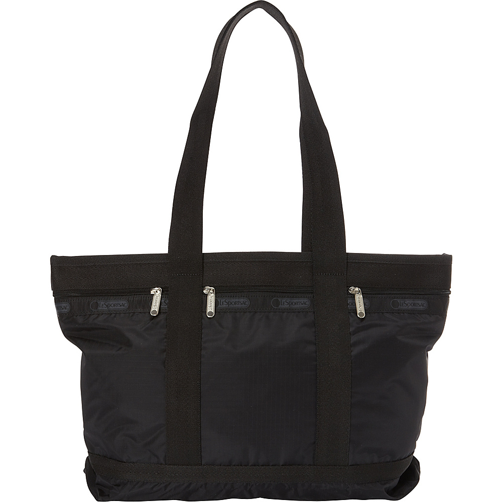 LeSportsac Medium Travel Tote Bag Black LeSportsac Fabric Handbags