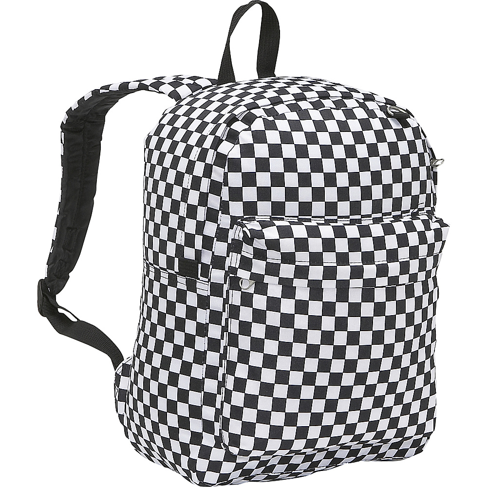 Everest Pattern Printed Backpack Checker