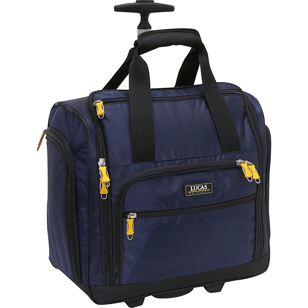 LUCAS Wheeled Under the Seat Luggage Cabin Bag EXCLUSIVE Blue