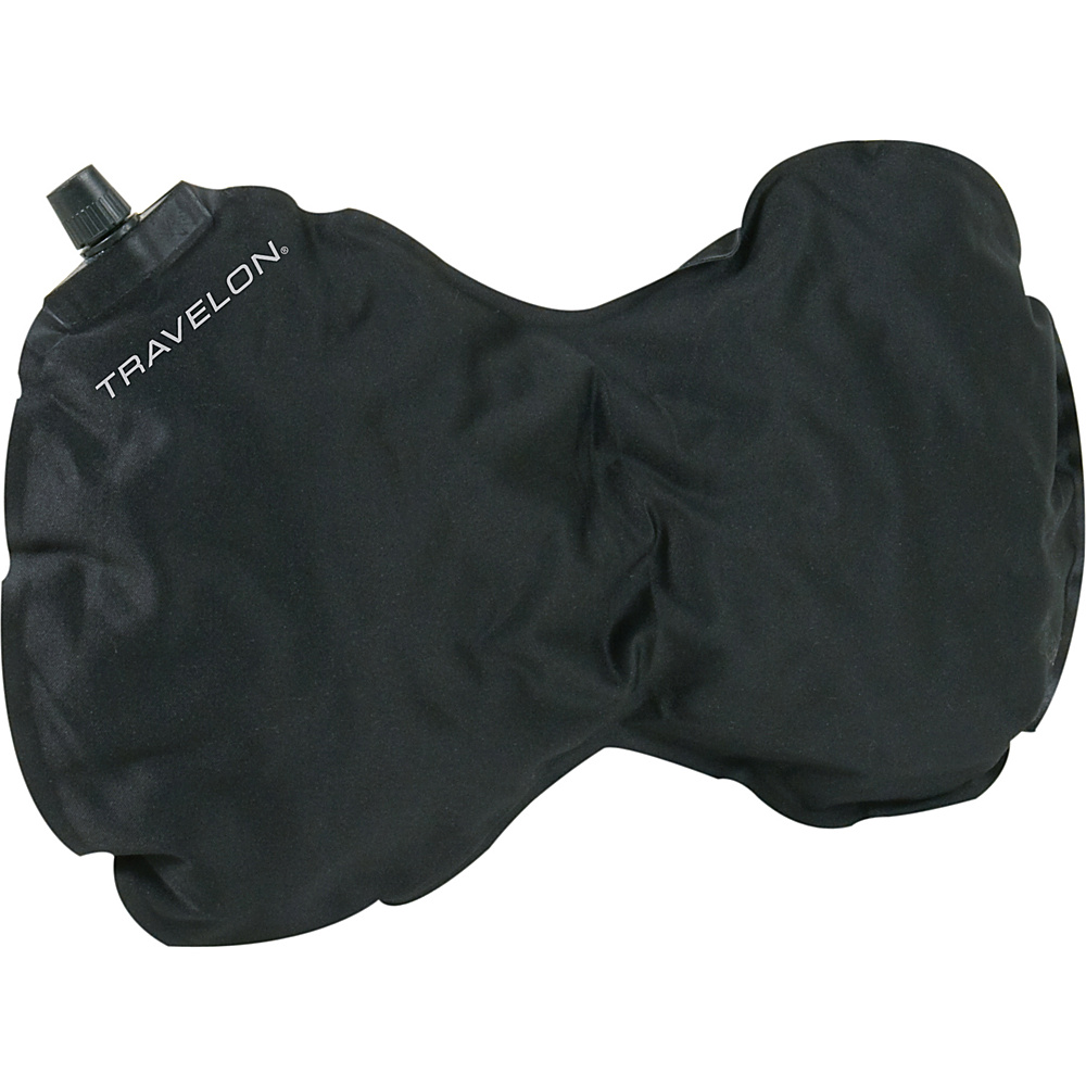 Travelon Self Inflating Neck and Back Pillow Black