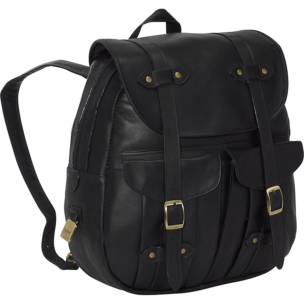 Clava Leather Rucksack Backpack Vachetta Black