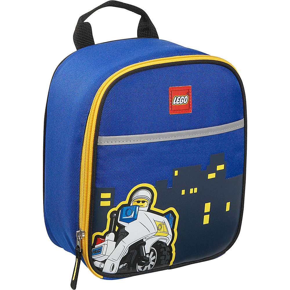 LEGO Police City Nights Vertical Lunch Bag Blue