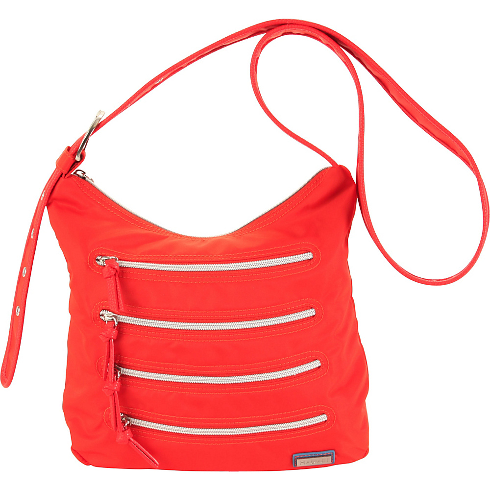Hadaki Millipede Tote Fiery Red Solid Hadaki Fabric Handbags