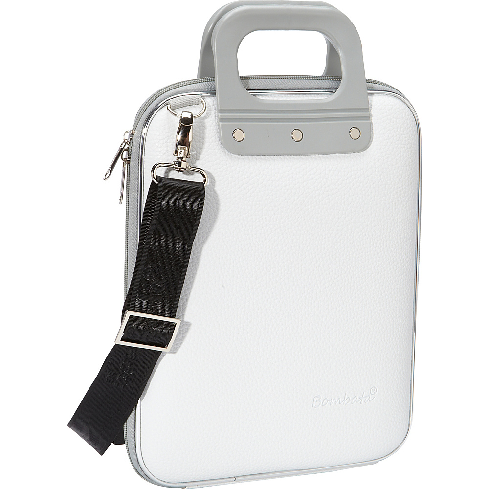 Bombata Micro Tablet Briefcase White Bombata Non Wheeled Business Cases