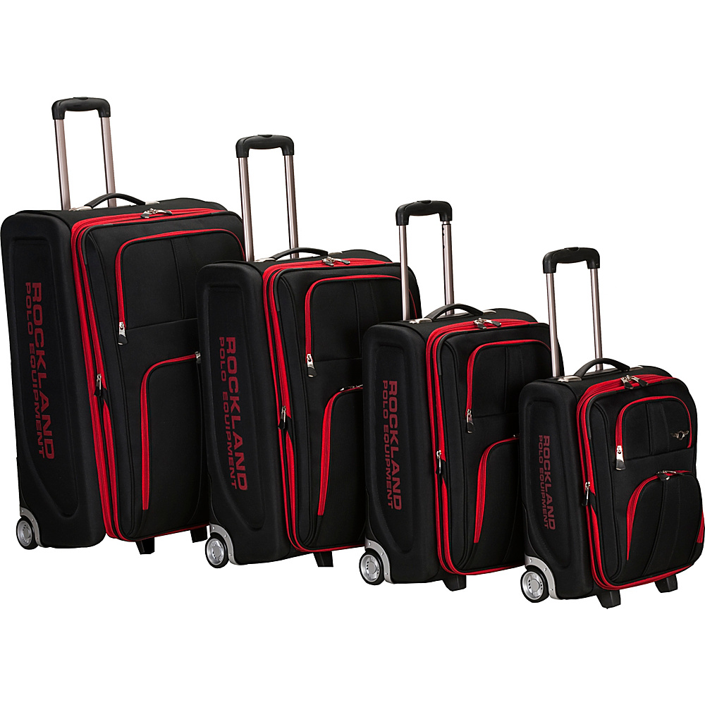 Rockland Luggage Polo Equipment 4 Piece Luggage Set