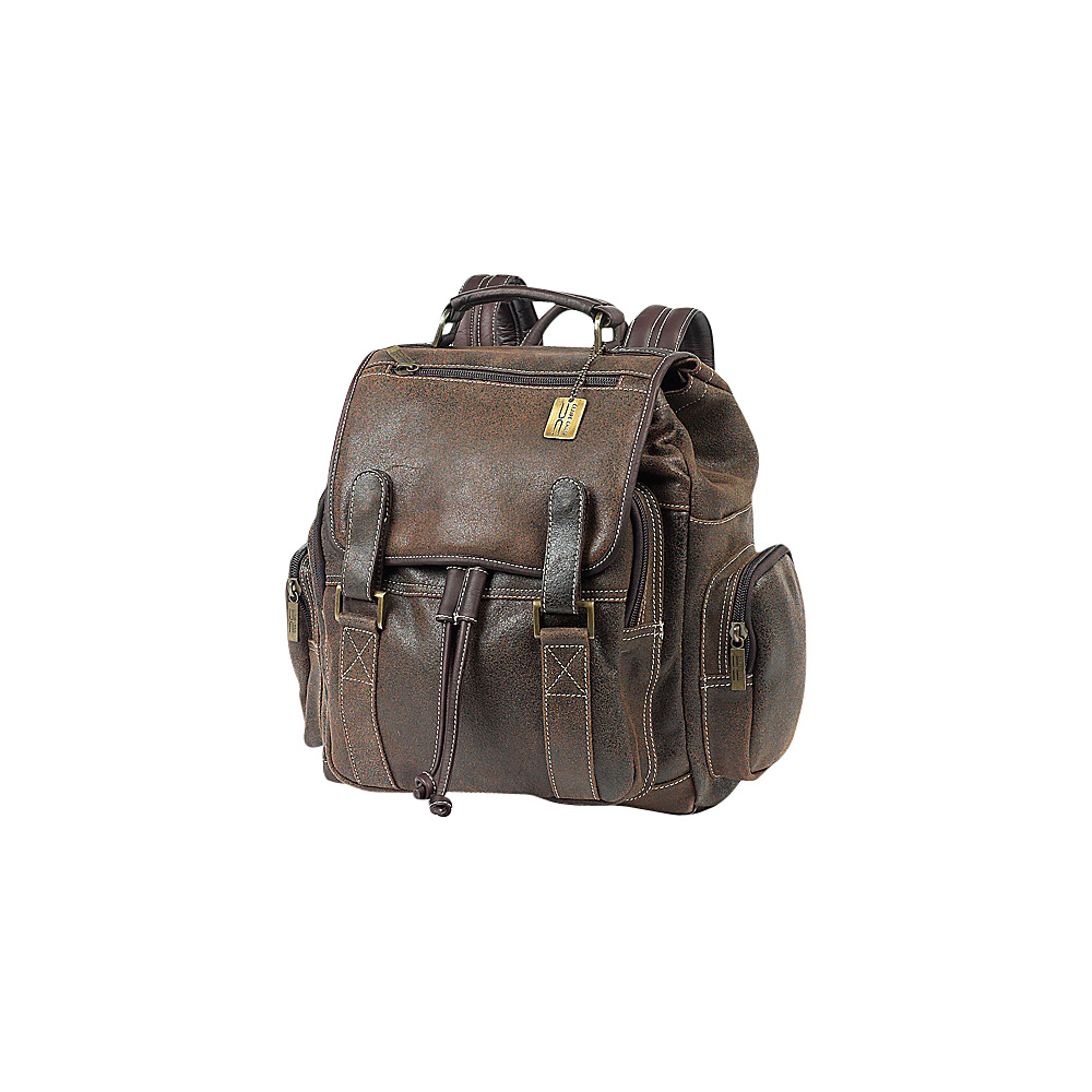 ClaireChase Sierra Laptop Back Pack Distressed Brown
