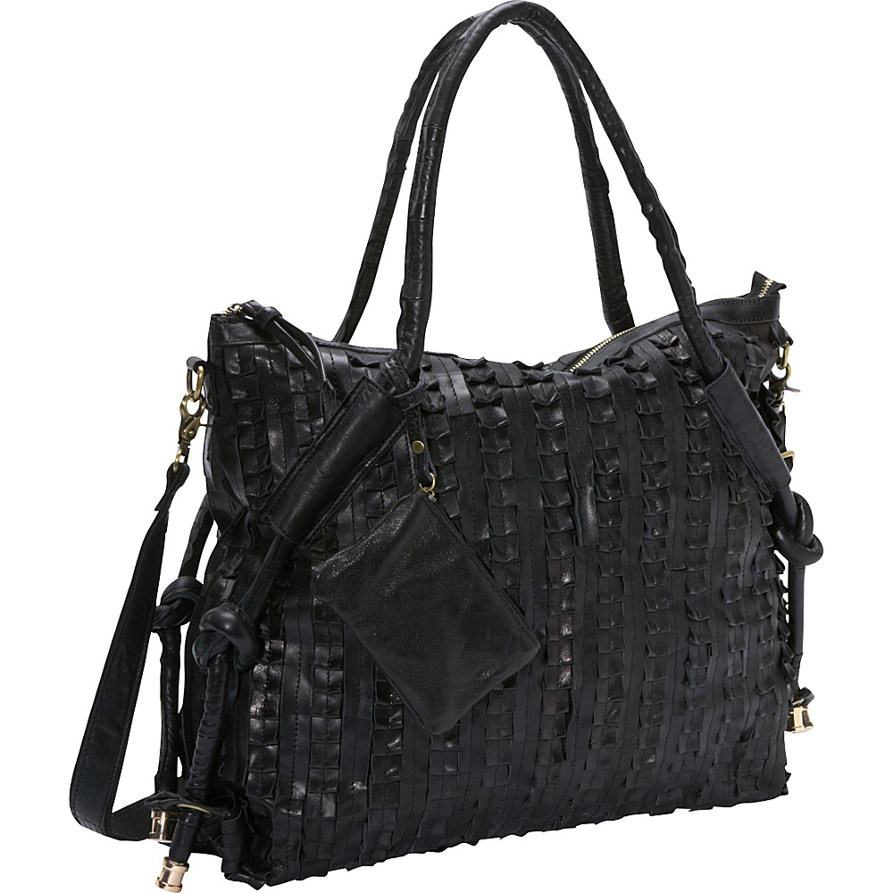 AmeriLeather Echo Handbag Shoulder Bag Black AmeriLeather Leather Handbags