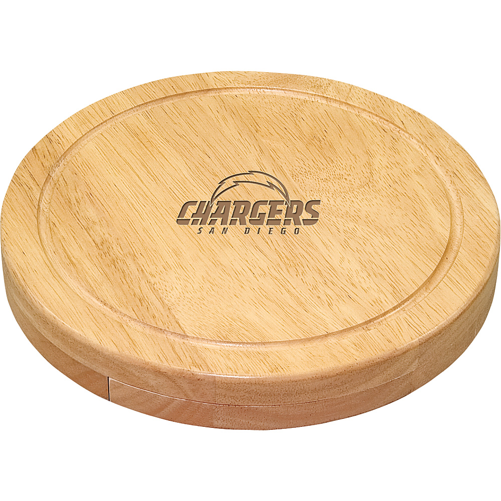 Picnic Time San Diego Chargers Cheese Board Set San Diego Chargers Picnic Time Outdoor Accessories