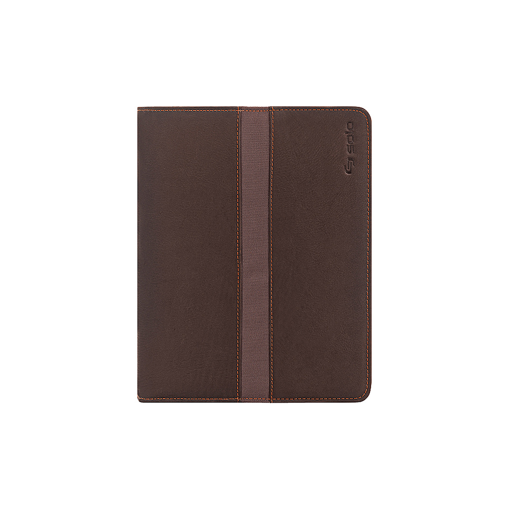 SOLO Premium Leather Ascent Case for iPad Espresso SOLO Electronic Cases