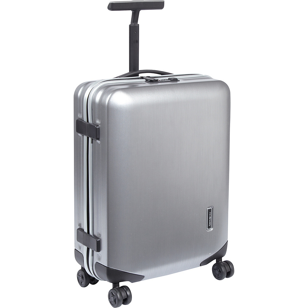 Samsonite Inova 20 Carry On Hardside Spinner Luggage Metallic Silver Samsonite Hardside Carry On