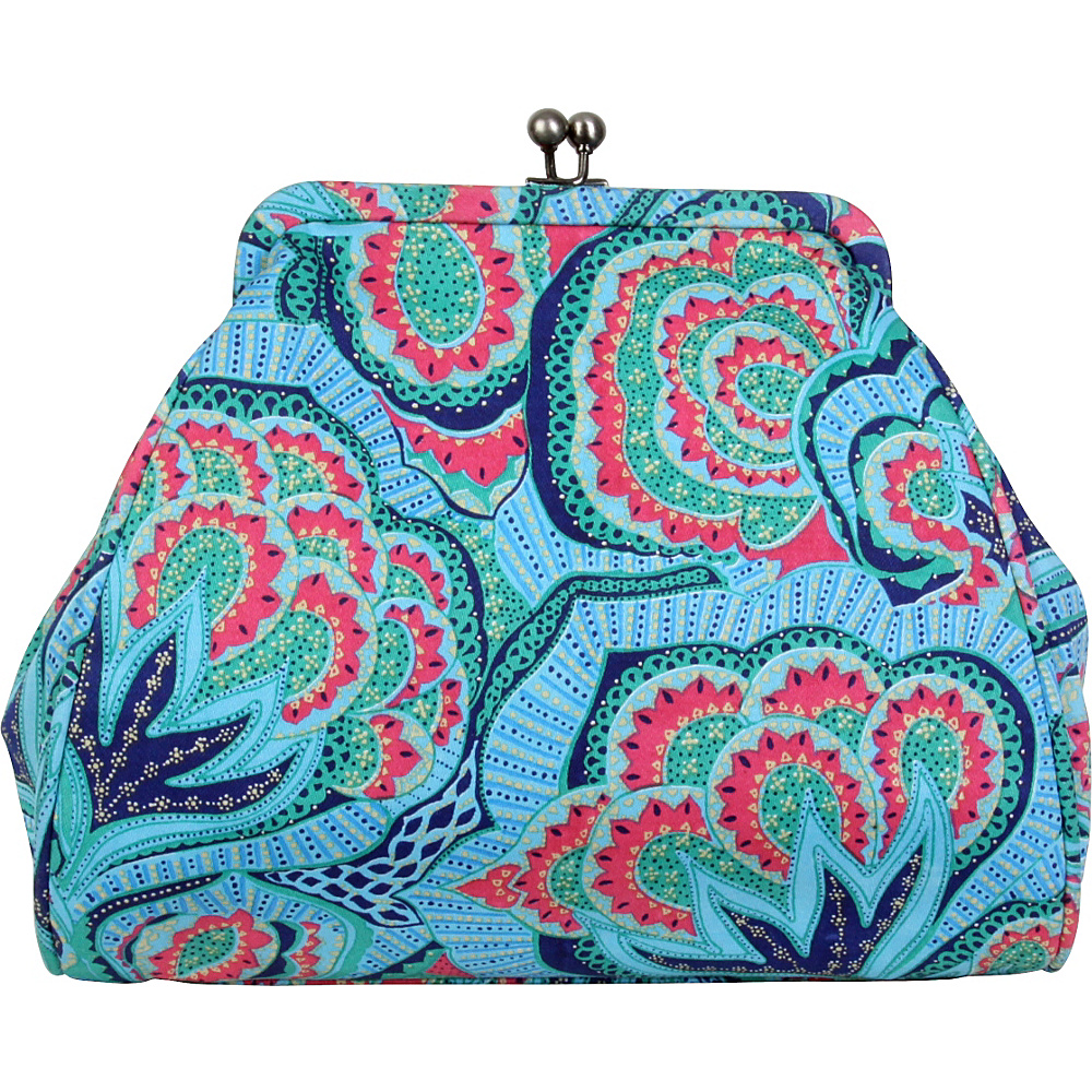 Amy Butler for Kalencom Nora Clutch with Chain Oasis Azure Amy Butler for Kalencom Women s Wallets