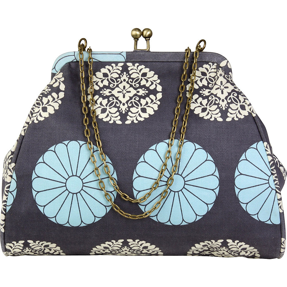 Amy Butler for Kalencom Nora Clutch with Chain Pressed Flowers Sky Amy Butler for Kalencom Women s Wallets