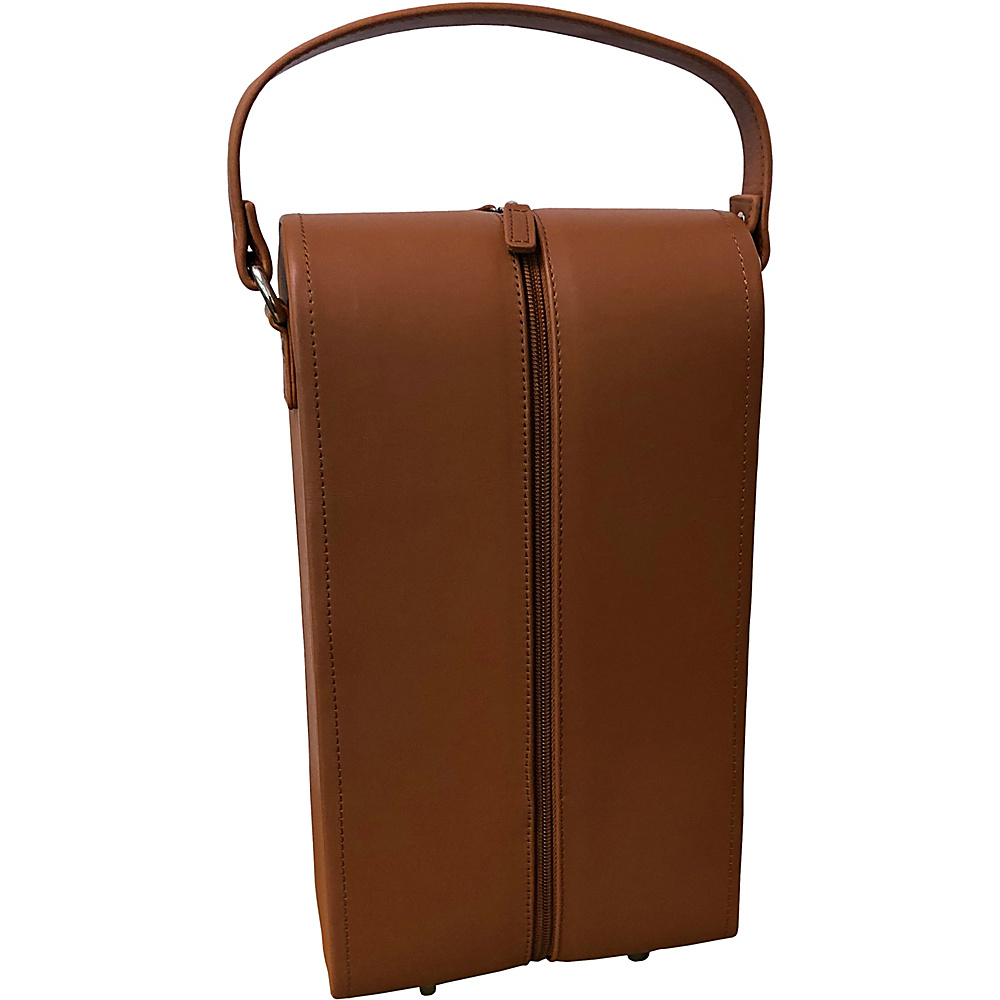 AmeriLeather Leather Double Wine Case Holder Brown AmeriLeather Outdoor Accessories
