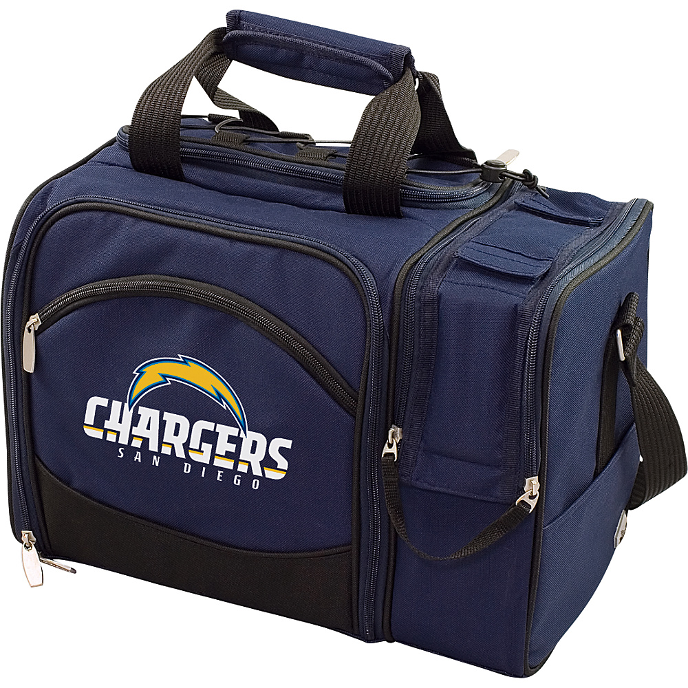 Picnic Time San Diego Chargers Malibu Insulated Picnic Pack San Diego Chargers Navy Picnic Time Travel Coolers