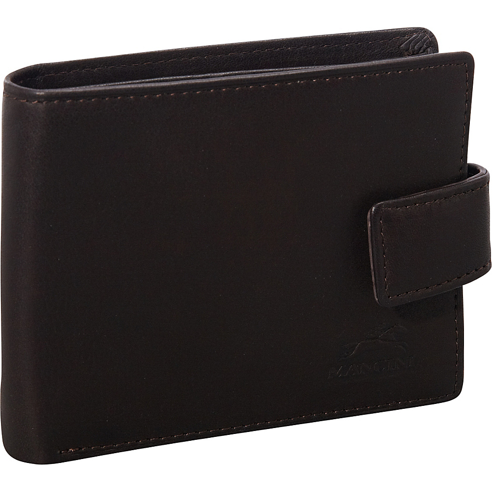 Mancini Leather Goods Mens Wallet with Coin Purse Brown Mancini Leather Goods Men s Wallets