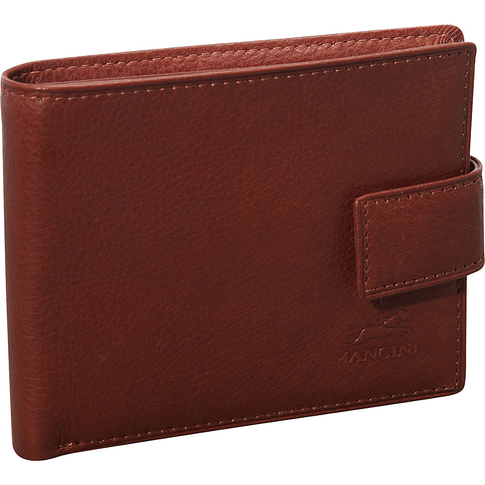 Mancini Leather Goods Mens Wallet with Coin Purse Cognac Mancini Leather Goods Men s Wallets