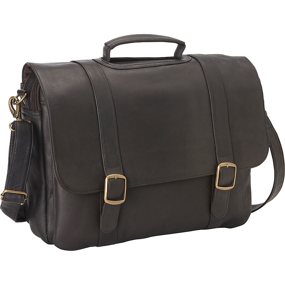 Le Donne Leather Classic Computer Brief Cafe Le Donne Leather Non Wheeled Business Cases