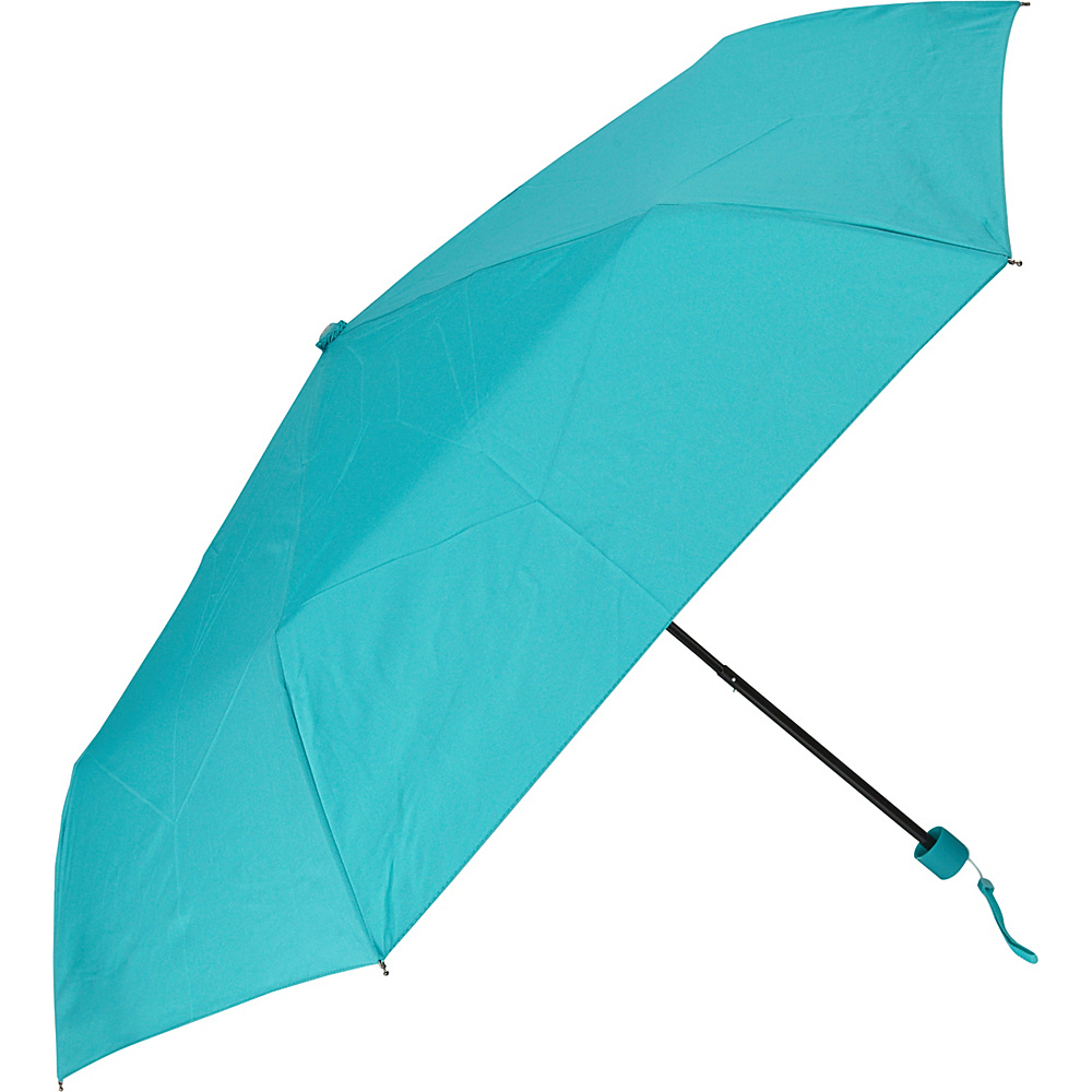 Samsonite Travel Accessories Manual Compact Round Umbrella Teal Samsonite Travel Accessories Umbrellas and Rain Gear