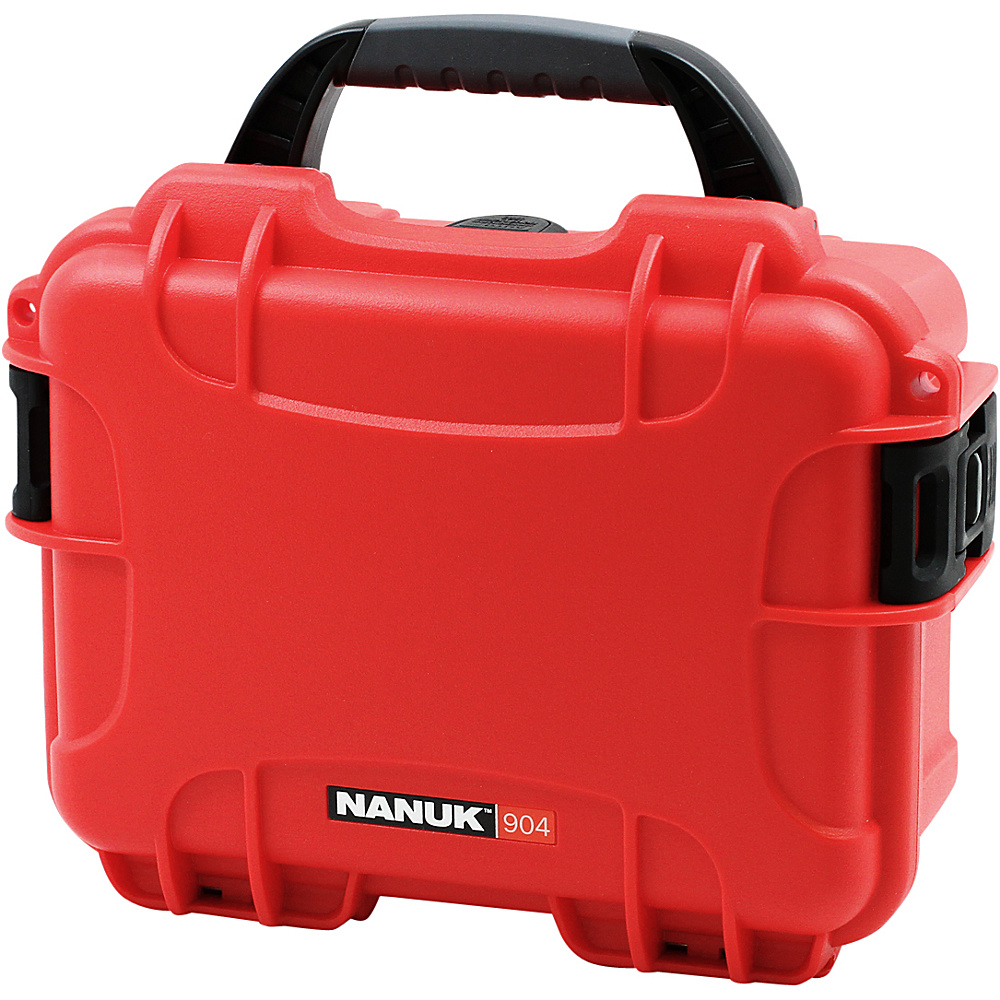 NANUK 904 Case With 3 Part Foam Insert Red NANUK Camera Accessories