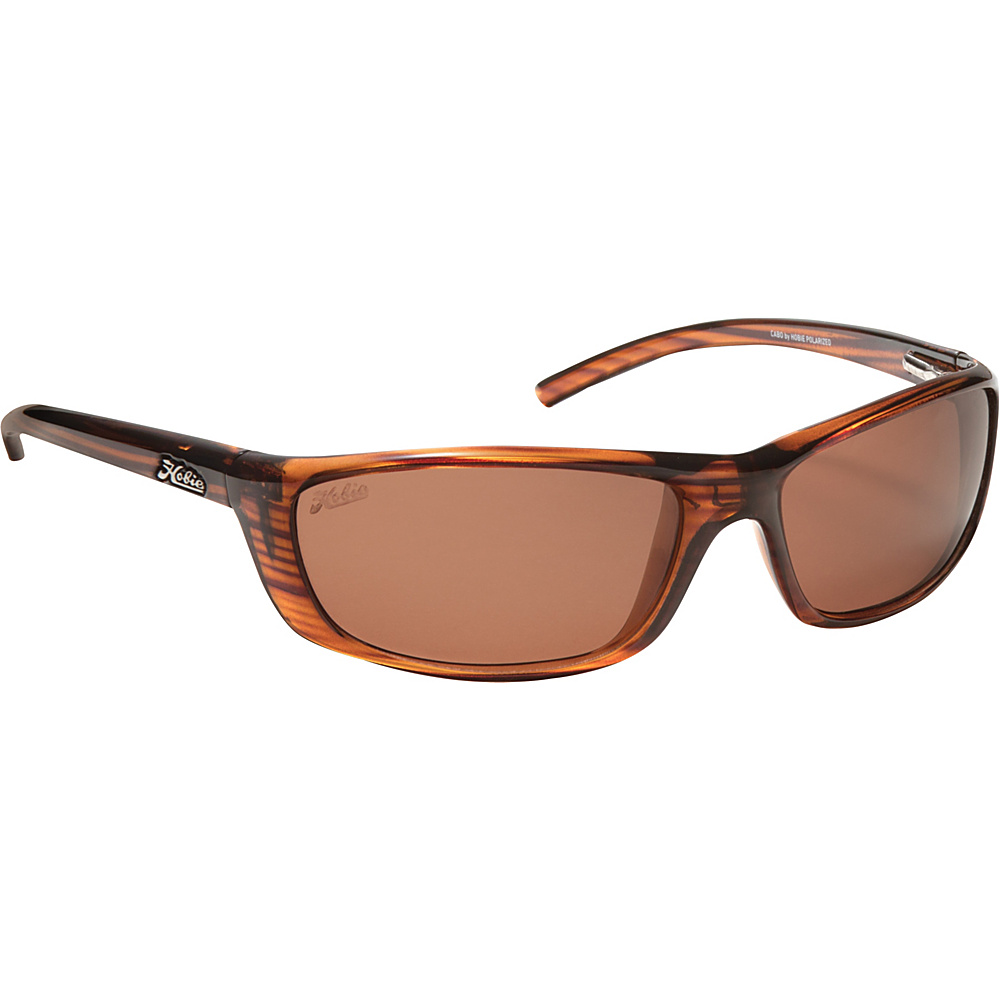 Hobie Eyewear Cabo Sunglasses Brown Wood Grain Frame With Copper PC Lens Hobie Eyewear Sunglasses