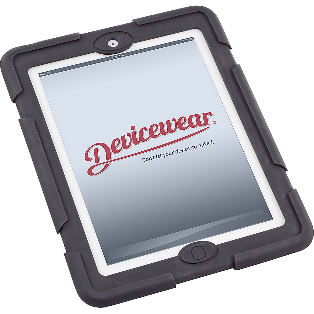 Devicewear Station Drop Resistant Case for iPad 2 iPad 3 and iPad 4 Black Devicewear Electronic Cases