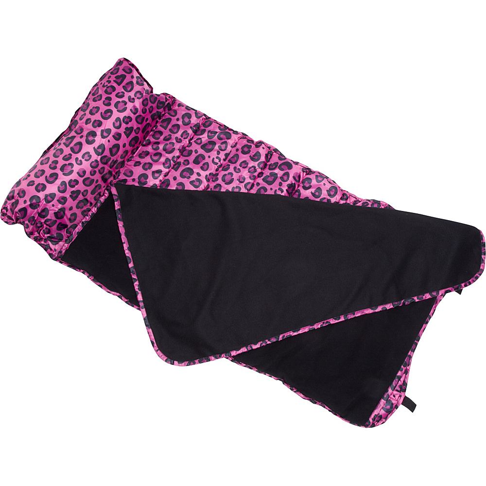 Wildkin Pink Leopard Easy Clean Nap Mat Pink Leopard Wildkin Travel Pillows Blankets