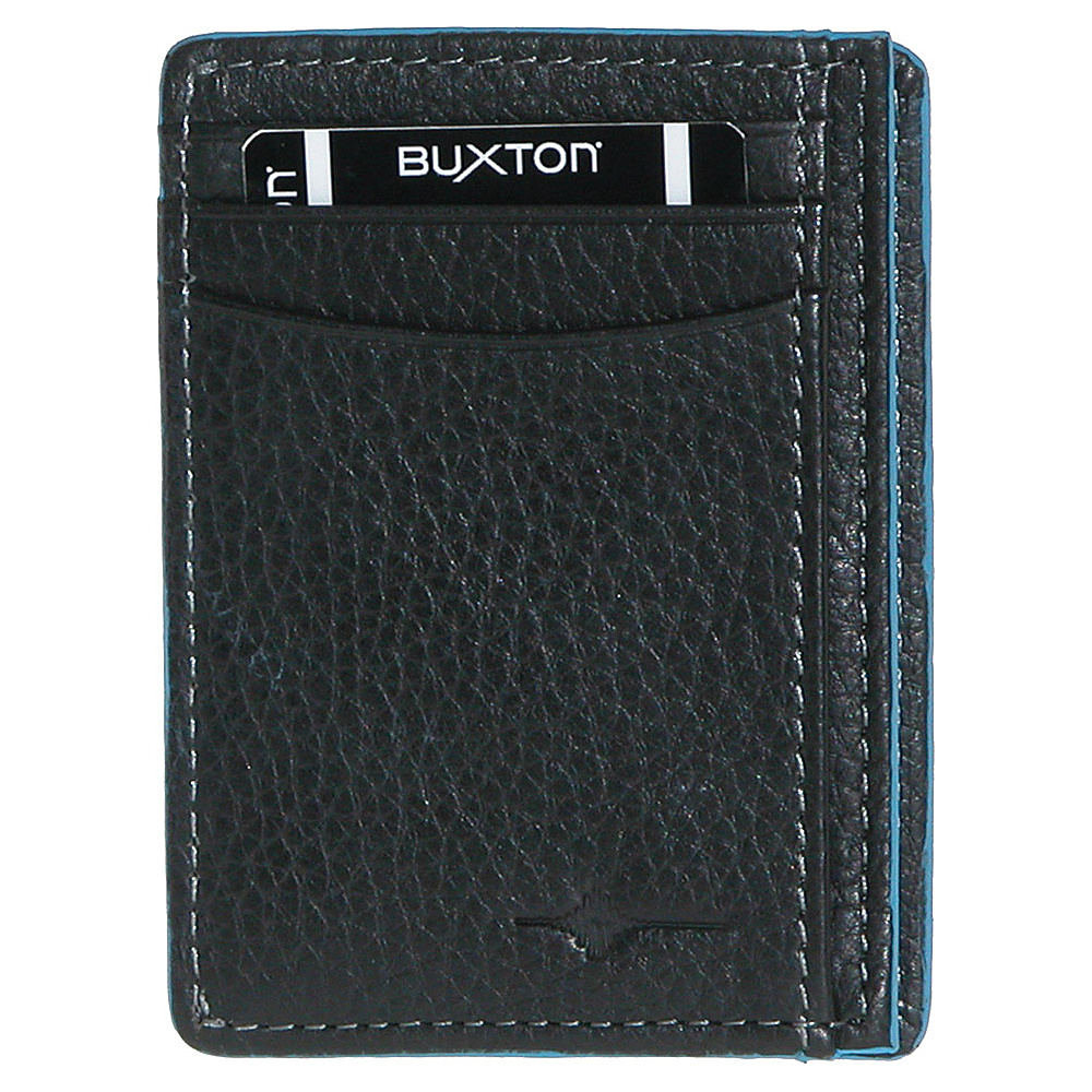 Buxton RFID Front Pocket Get Away Blue Buxton Men s Wallets
