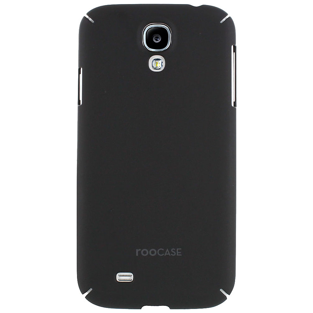 rooCASE Samsung Galaxy S4 Ultra Slim Hard Shell Case Black rooCASE Electronic Cases
