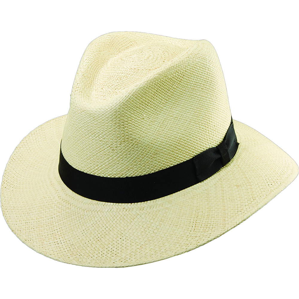 Scala Hats Panama Bubble Top Safari Hat Natural Medium Scala Hats Hats Gloves Scarves